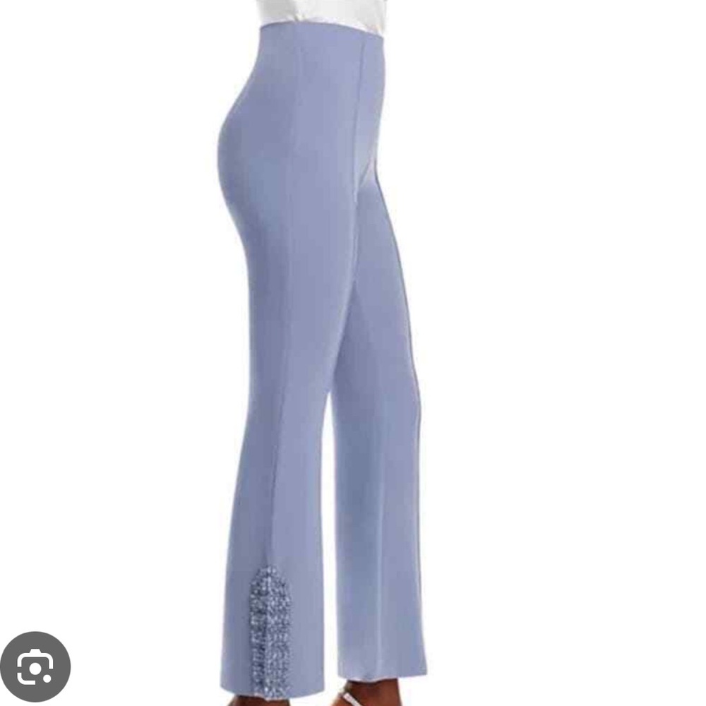 NEW Cinq A Sept Kayden Tailored Beaded Crepe pants size 4 - Picture 3 of 6